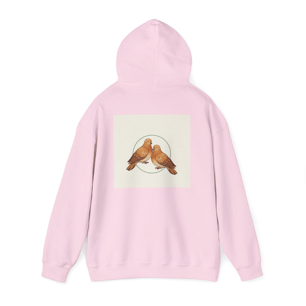 New Day Hoodie — Dove Pair Graphic Pullover