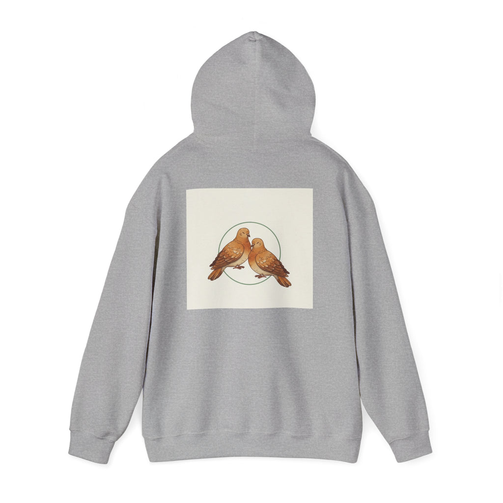 New Day Hoodie — Dove Pair Graphic Pullover