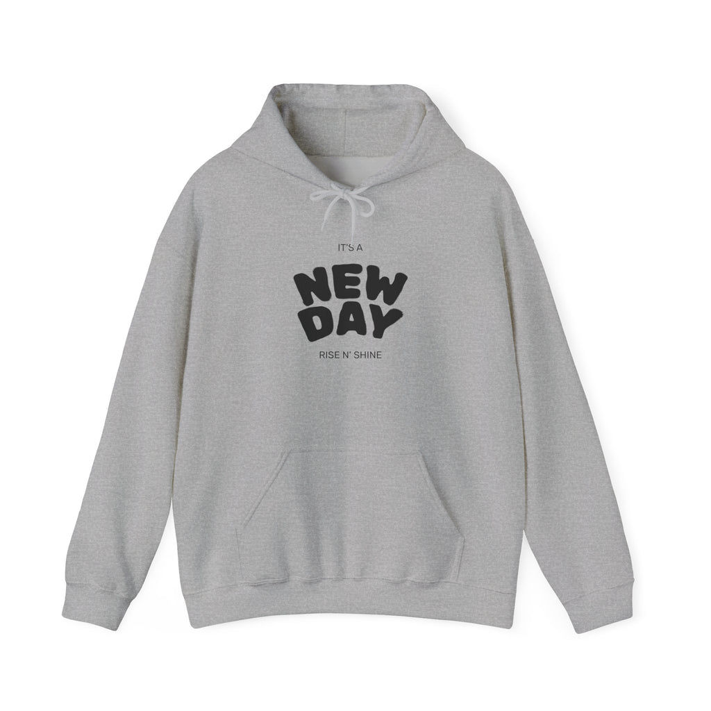New Day Hoodie — Dove Pair Graphic Pullover
