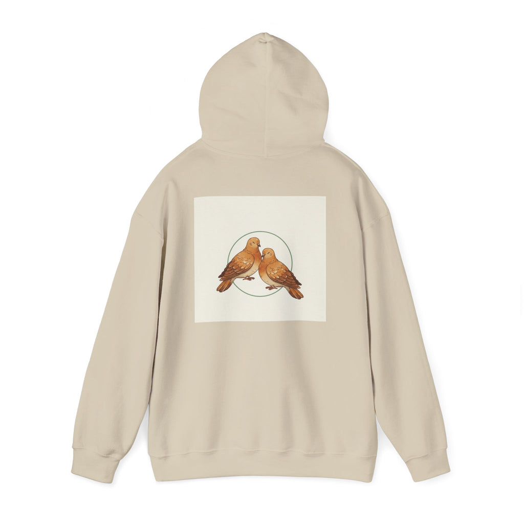 New Day Hoodie — Dove Pair Graphic Pullover