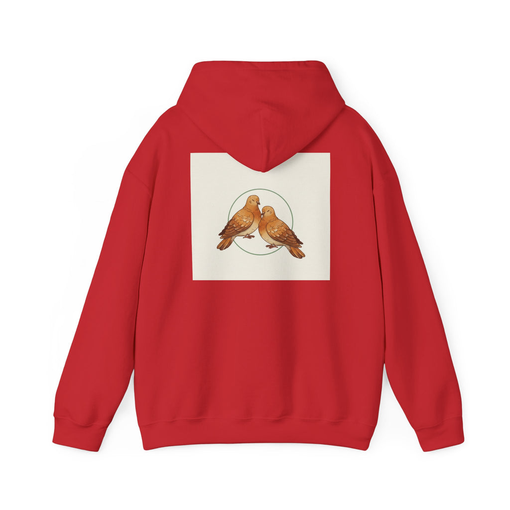 New Day Hoodie — Dove Pair Graphic Pullover