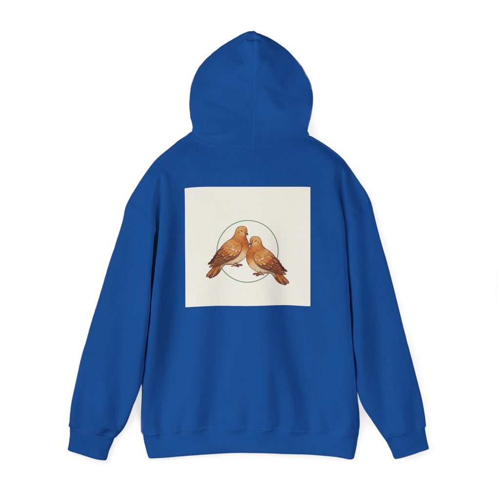 New Day Hoodie — Dove Pair Graphic Pullover