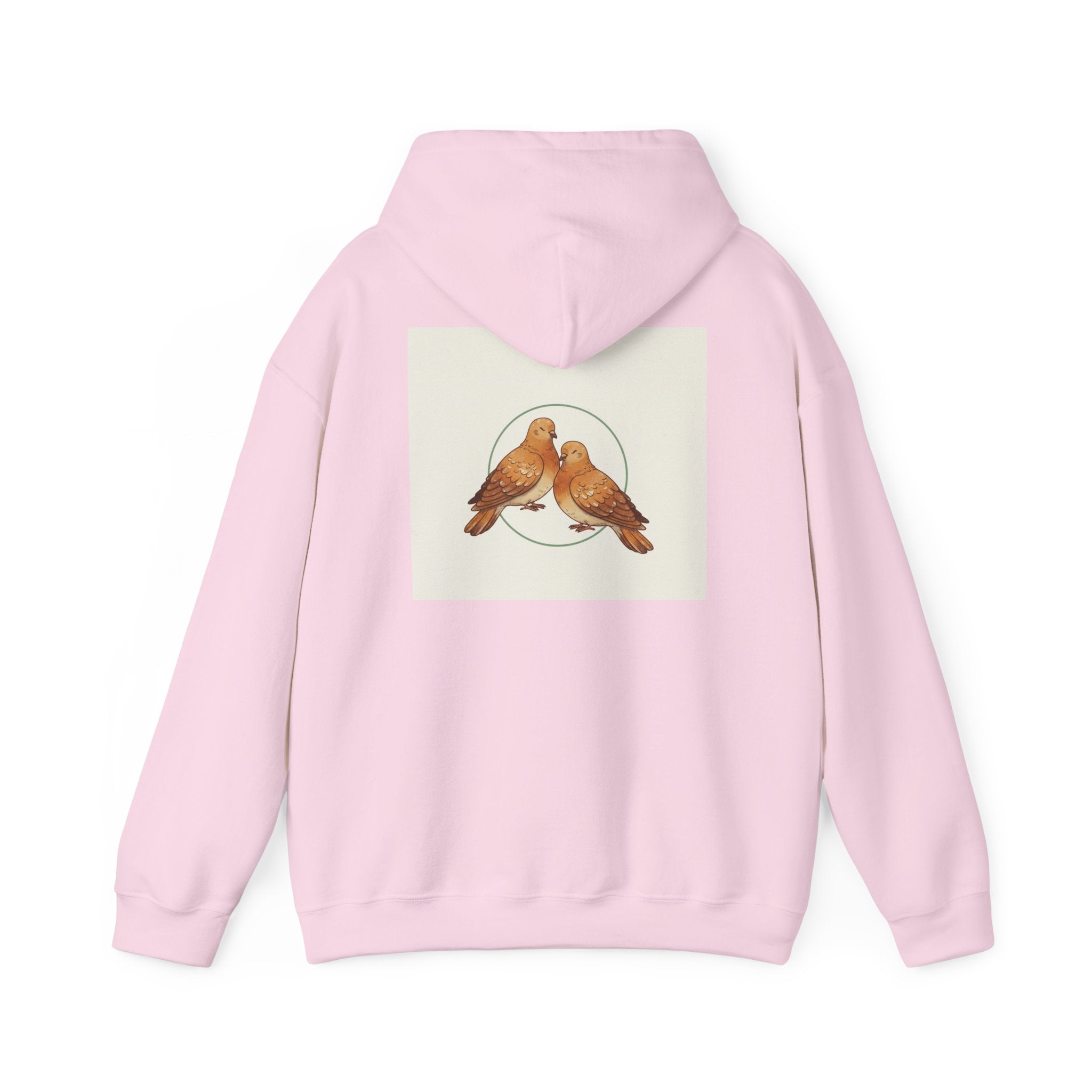 New Day Hoodie — Dove Pair Graphic Pullover