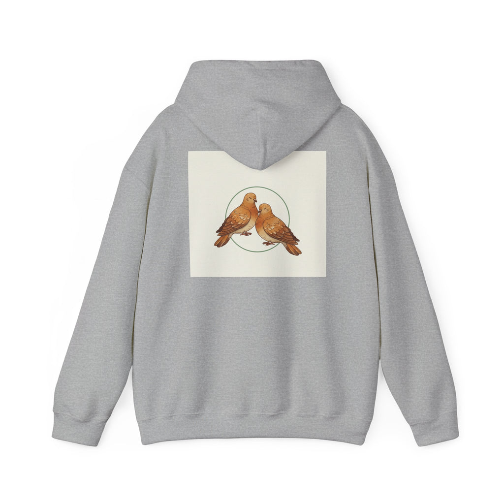 New Day Hoodie — Dove Pair Graphic Pullover