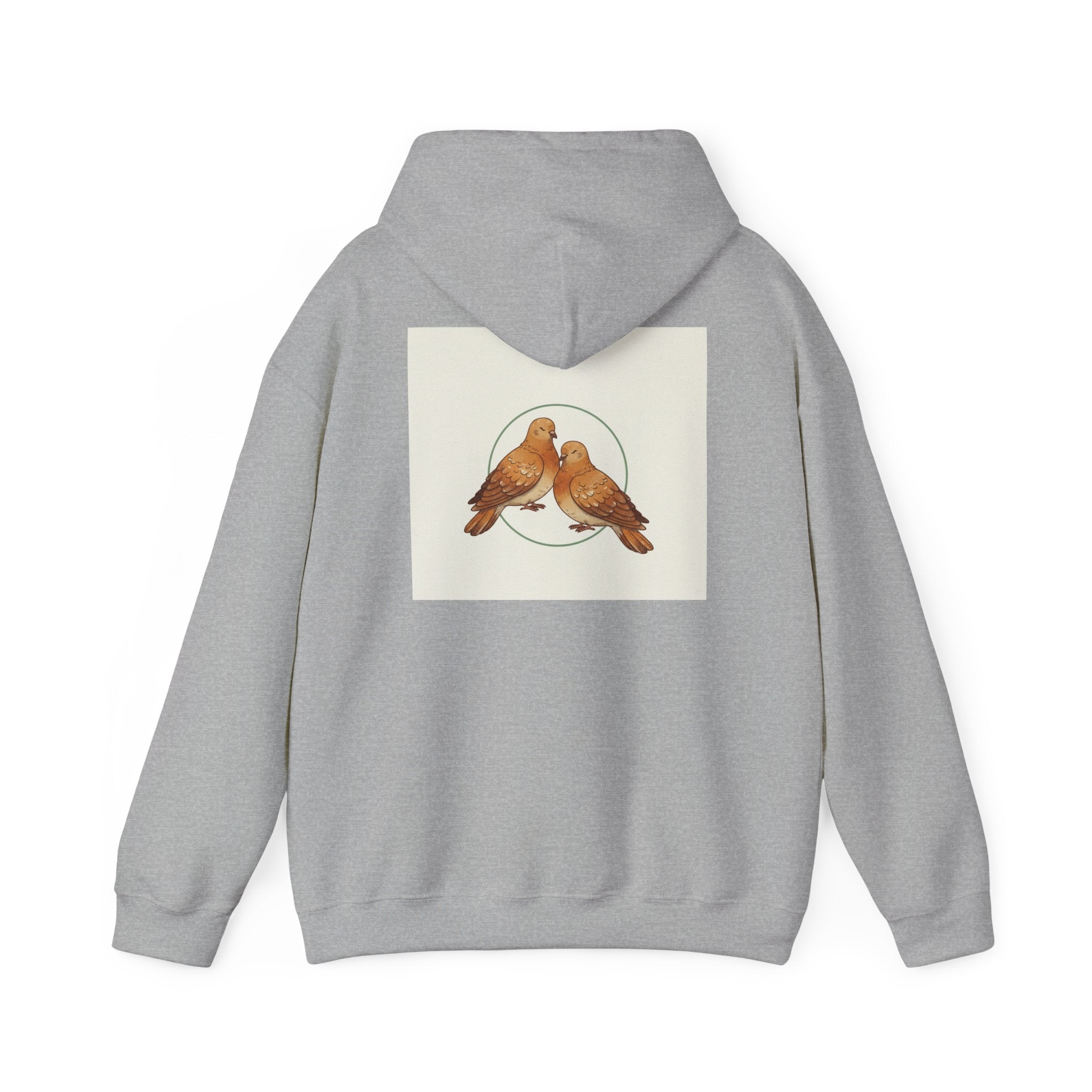 New Day Hoodie — Dove Pair Graphic Pullover