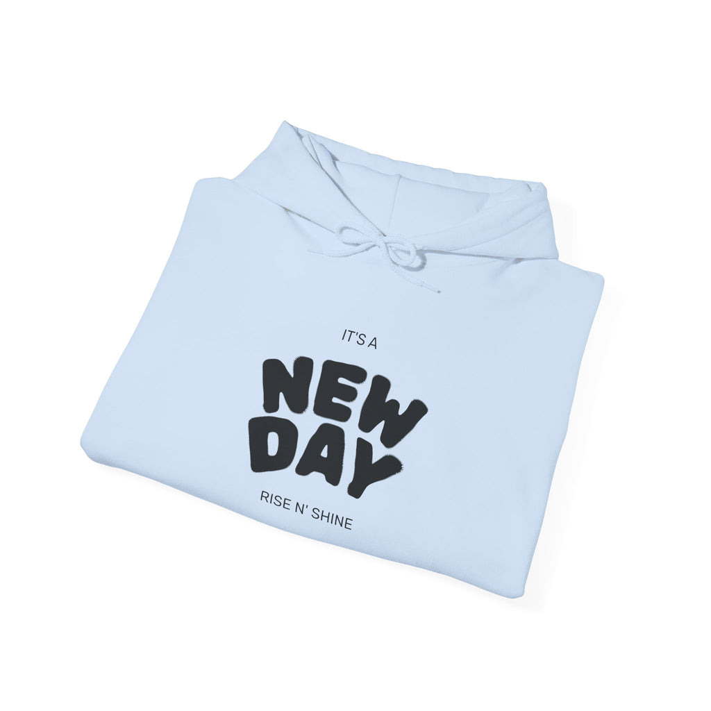 New Day Hoodie — Dove Pair Graphic Pullover