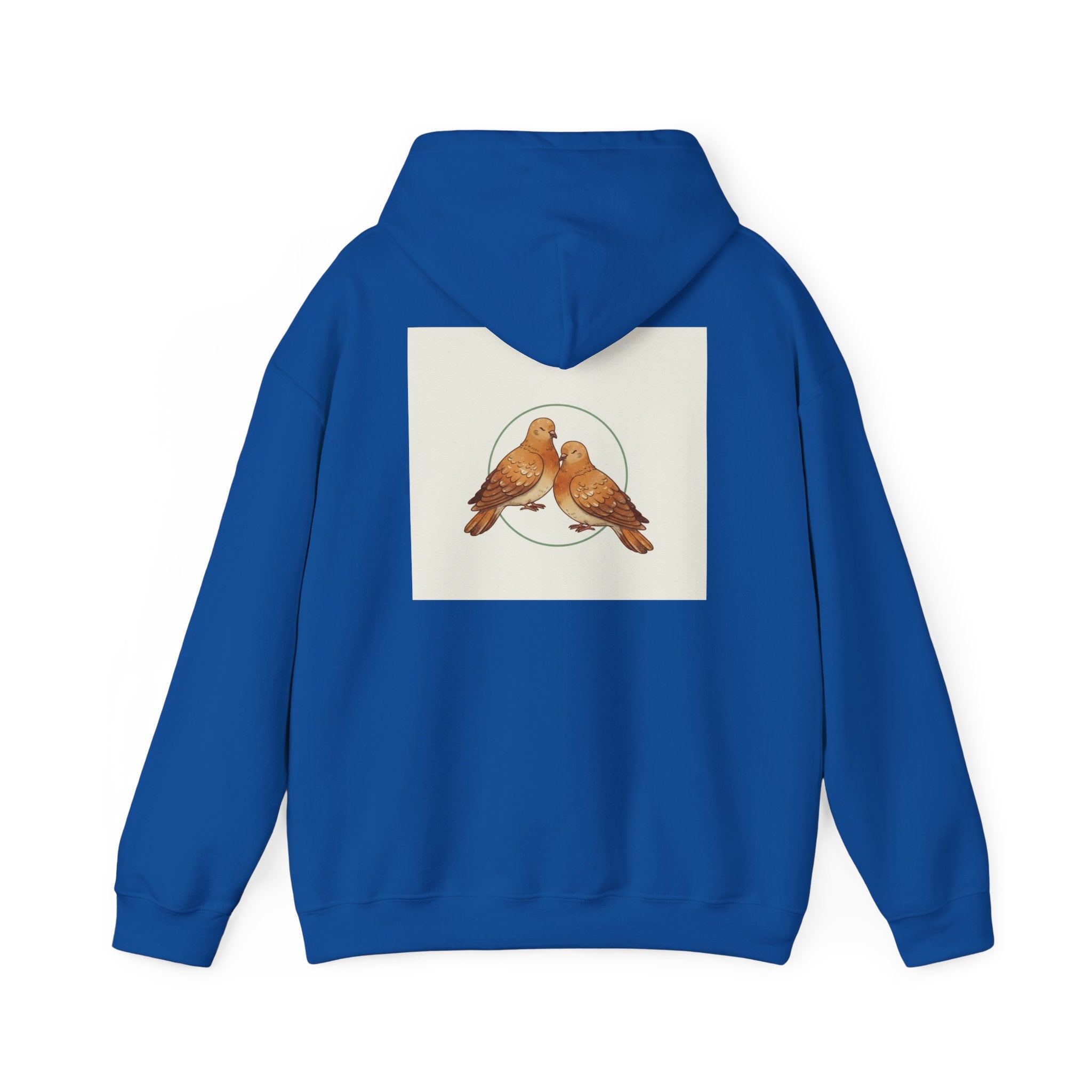 New Day Hoodie — Dove Pair Graphic Pullover
