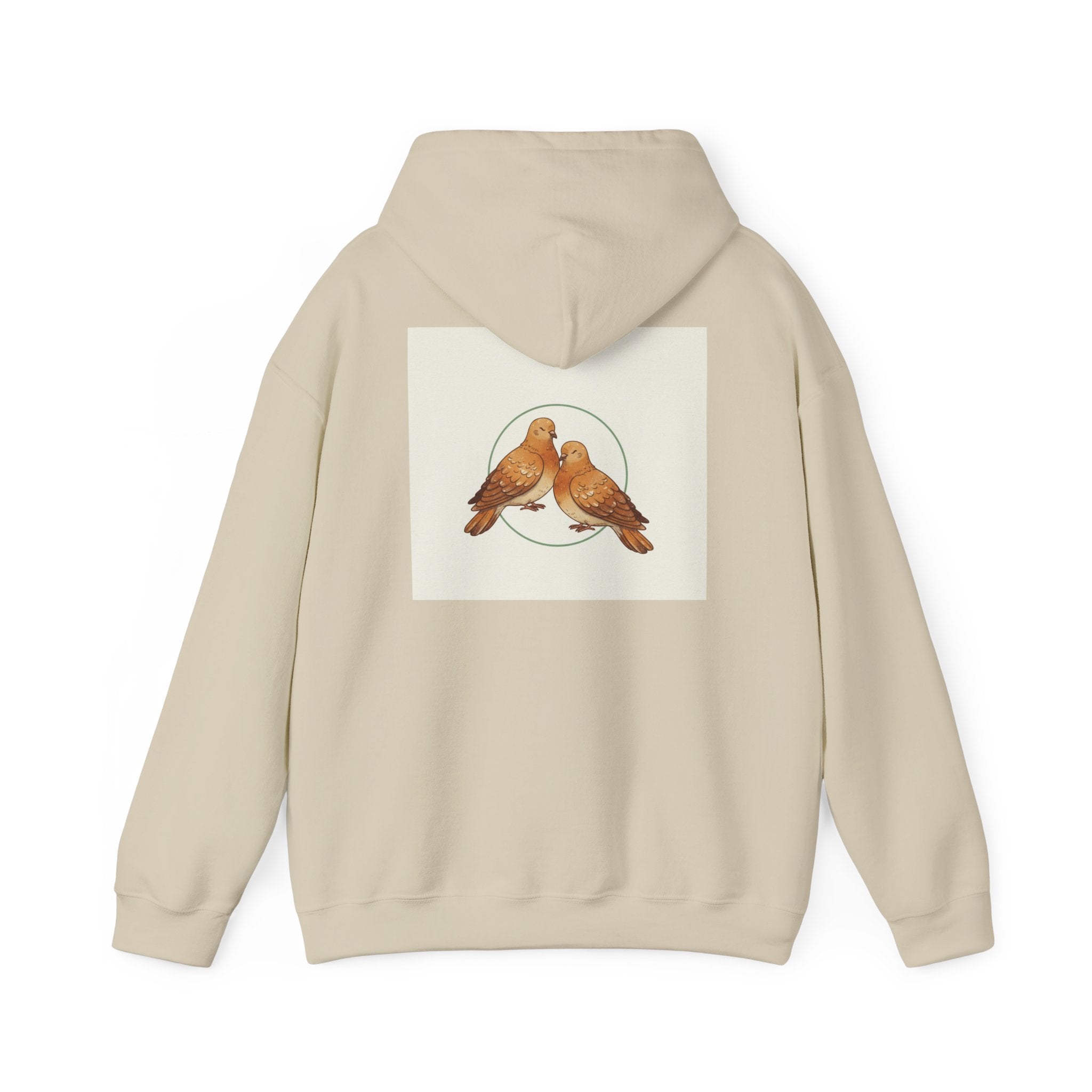 New Day Hoodie — Dove Pair Graphic Pullover