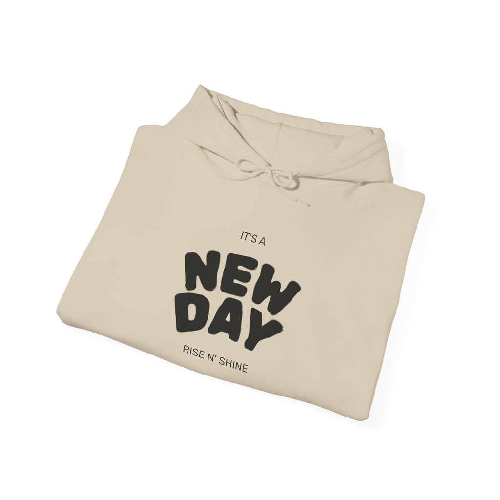 New Day Hoodie — Dove Pair Graphic Pullover