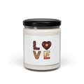 Love Graphic Candle — 9oz Scented Soy Jar
