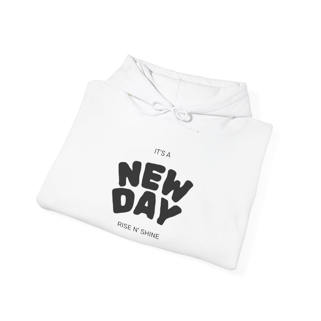 New Day Hoodie — Dove Pair Graphic Pullover