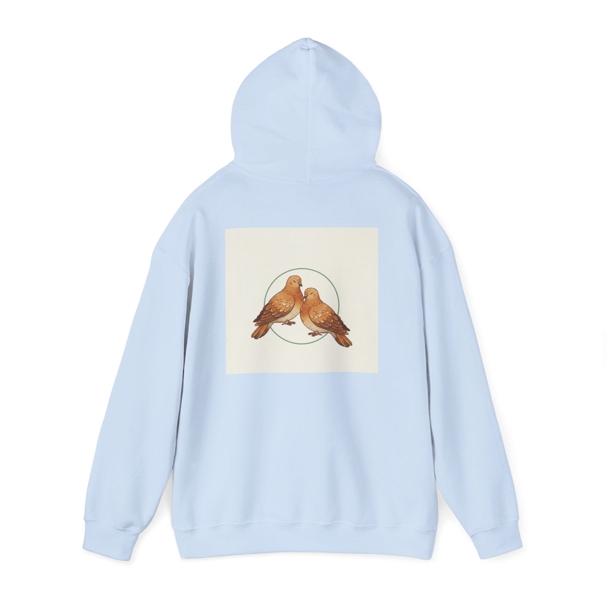 New Day Hoodie — Dove Pair Graphic Pullover